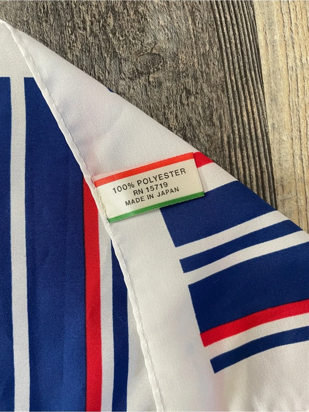 Vintage Red/White/Blue nautical scarf
